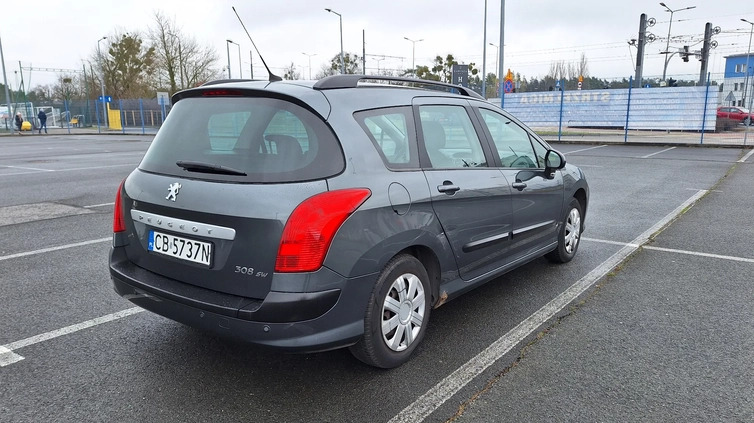 Peugeot 308 cena 10800 przebieg: 220000, rok produkcji 2008 z Bydgoszcz małe 106